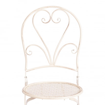 Стул Love Chair (PL08-11140) стальной сплав, античный белый, 40х47,5х94 см_6