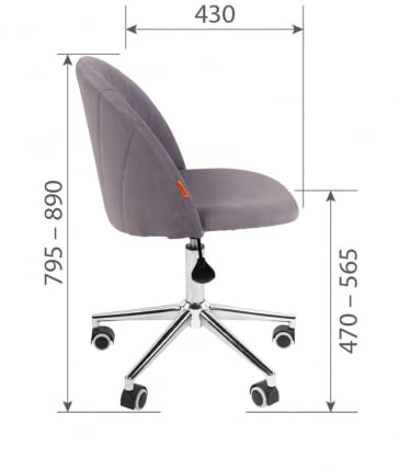 Компьютерное кресло CHAIRMAN HOME 117 Бирюзовый_4