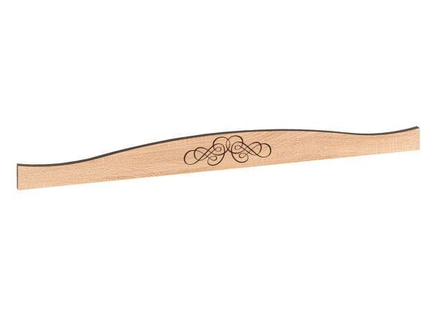 Карниз ADELE 52 Дуб Сонома/Орех шоколадный (спальня)_0