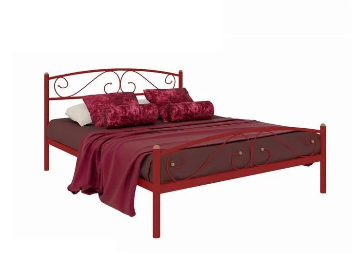 Кровать Вероника Plus 1200х1900 Красная_0