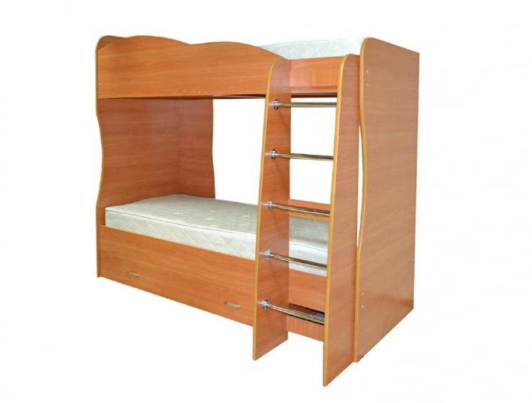 Кровать детская двухъярусная Юниор-2 Клен_0