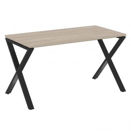Стол рабочий LOFT VR.L-SRX-3.7 Металл черный Дуб Аттик_0