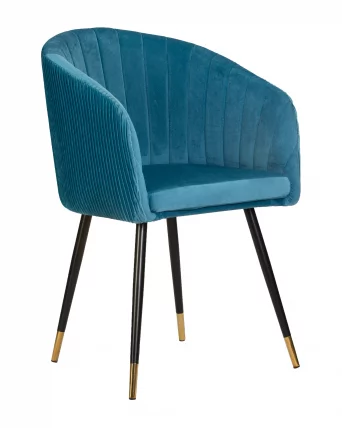 Стул обеденный DOBRIN MARY Морская волна велюр 1922-7_0