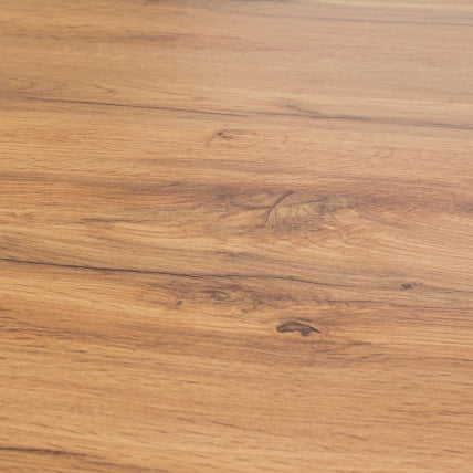 Стол ПЛУТО ЛДСП/металл, 120кс80кс77 см, Дуб вотан/Черный / PLUTO 120x80x77_4