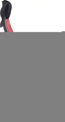 Кресло для руководителя CHAIRMAN 840 black Акрил красный/черный_2