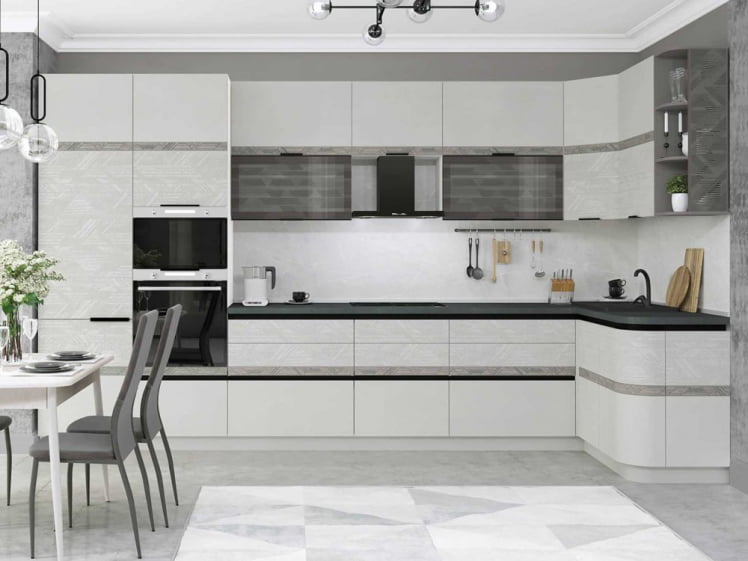 Кухонный гарнитур угловой Бостон 1 (ширина 401х146 см)_0