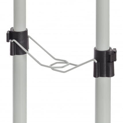 Вешалка ДЖЕТ металл, пластик, 86*44*166 см, черный/светло-серый/хром / JET_3