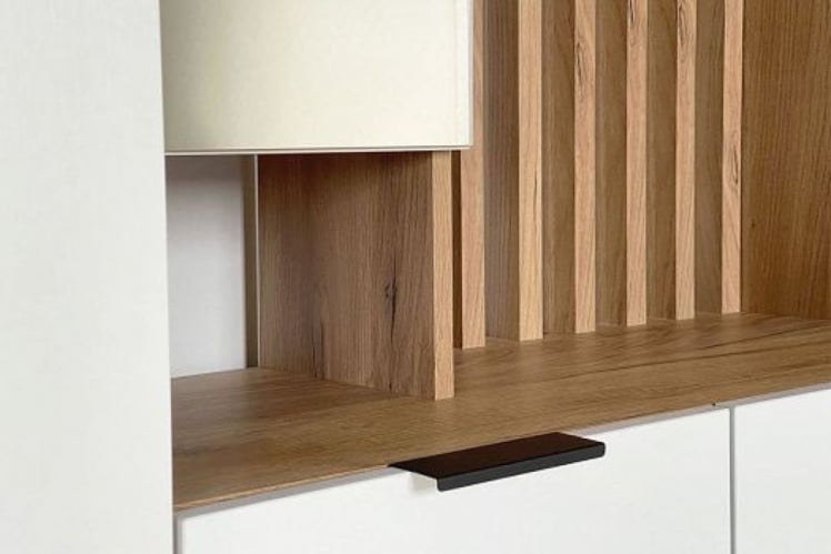 Прихожая Бери MPR-021 Дуб крафт золотой/белое дерево_7