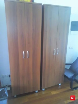 Шкаф для одежды со штангой Лидер 82.11 Орех Пегас_4
