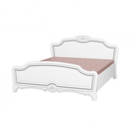 Кровать Лотос 160х200 без основания Белый жемчуг_0