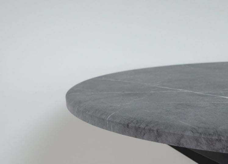 Обеденный стол Орфей 49.1 Мрамор темный_1
