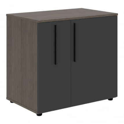 Тумба под фригобар VELION VGR 8655 Яшма черный Дуб Сильвер_0