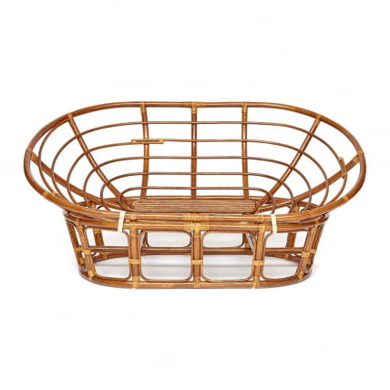 Кресло МАМАСАН/МАМАСАН 23/02 В /с подушкой/ подушка 182х119 см, 169х102х80 см, Пекан (орех), ткань, Старт / MAMASAN/МАМАСАН W Pecan_1