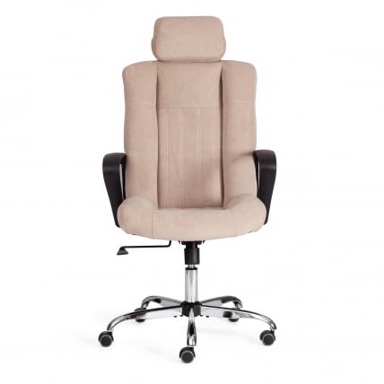 Кресло OXFORD хром флок , бежевый, 7_4