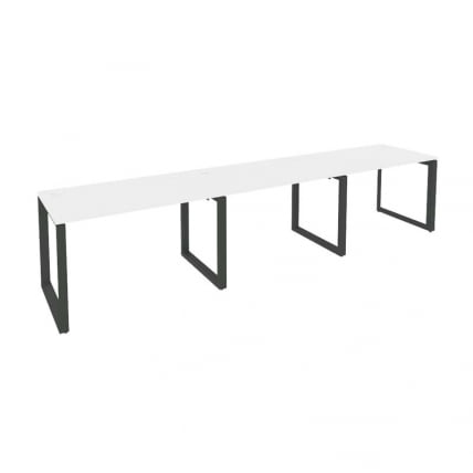 Рабочая станция на О-образном м/к ONIX O.MO-RS-3.2.7 Белый Бриллиант/Антрацит_0