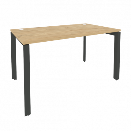 Стол рабочий на П-образном м/к ОНИКС О.МП-СП-3.8 Тиквуд Светлый/Антрацит / ONIX O.MP-SP-3.8_0