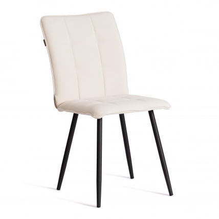 Стул обеденный Бари Бари ЛТ, велюр, молочный/черный, 4, 41х55х89 см / Bari Bari LT,_0