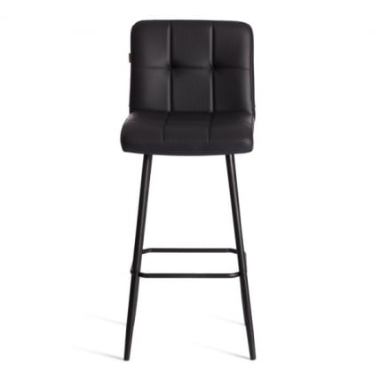 Барный стул Medeo/Медео экокожа , черный, 45х56х113 см_4