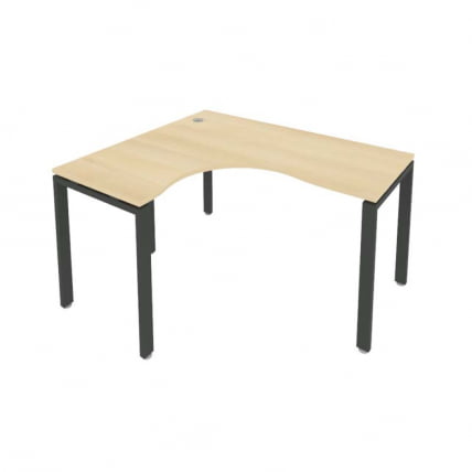 Стол письменный METAL SYSTEM Б.СА-3 Л Акация/Антрацит_0