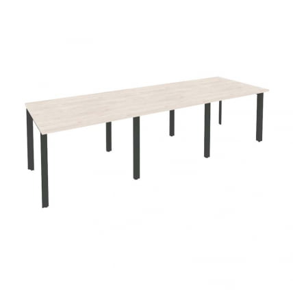 Стол переговорный (3 столешницы) ONIX O.MP-PRG-3.1 Денвер Светлый/Антрацит_0