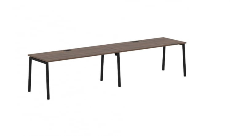 Бенч-система ЕДИС ЕЛВСТ 3580 Дуб Денвер темный Черный / EDIS ELWST_0