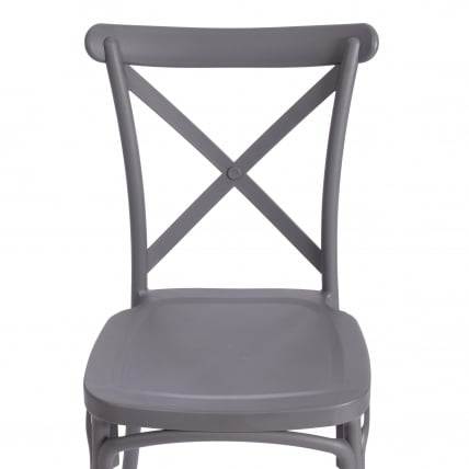 Стул CROSS (mod. PL24) пластик, 48 х 58 х 89 см, Dark-grey (темно-cерый) 15537_5