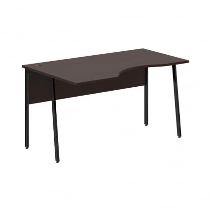 Стол эргономичный левый IMAGO Plus СА-2P(Л) Венге Магия Черный_0