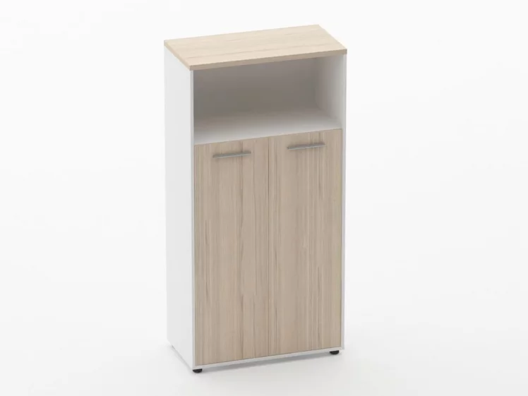 Шкаф 3 широкий закрытый с нишей Deka 10.16.131 Туя/Белый_0