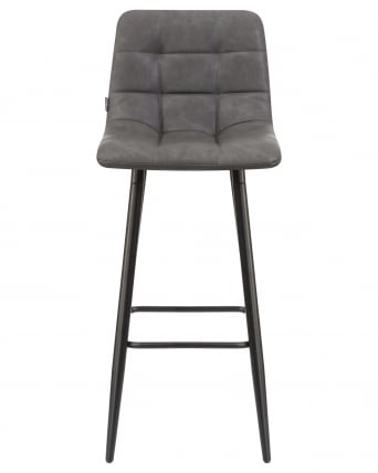 Стул барный ДОБРИН НИCОЛЕ Серая экокожа РУ-08 / DOBRIN NICOLE RU-08_5