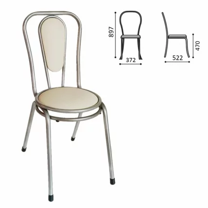 Стул РС06 кожзам Бежевый_0