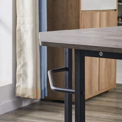 Угловой письменный стол КИВИ Черный дуб БЛАCК ОАК / KIWI BLACK OAK_3