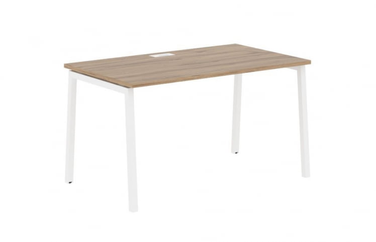 Стол письменный ЕДИС ЕЛСТ 1380 Дуб Денвер светлый Белый / EDIS ELST_0
