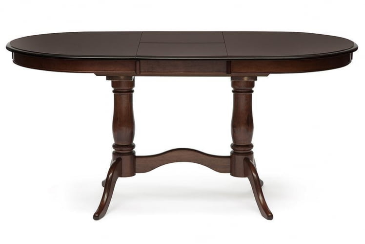 Стол раскладной Eva (EV-T4EX) дерево гевея/мдф, 120+39х80х75см, Tobacco_0