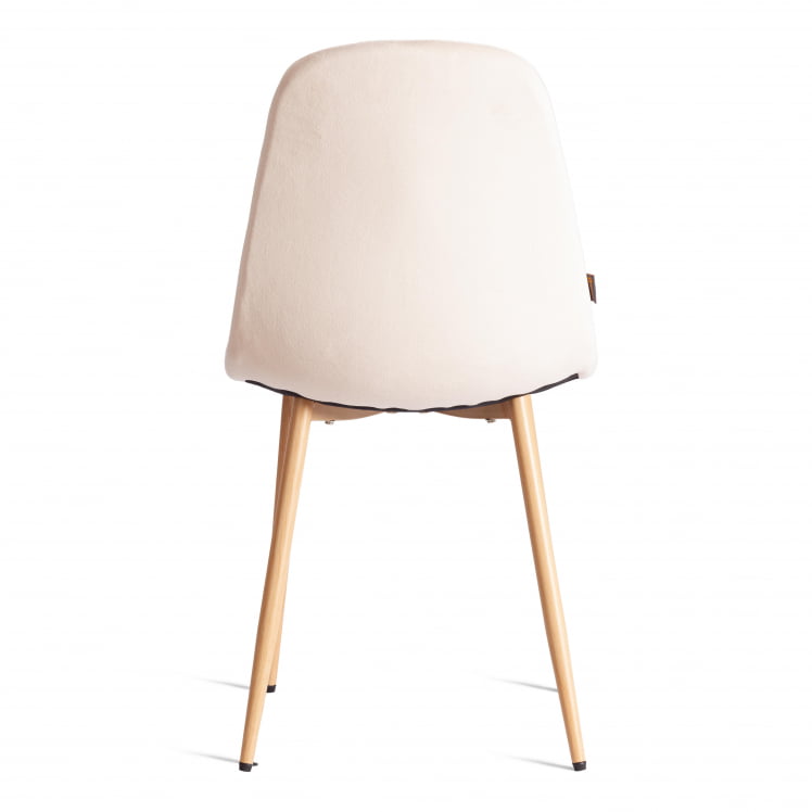 Стул BREEZE (mod. JSC-58) Велюр/металл , 44 х 53 х 86 см, Creamy (кремовый) HLR 5 / натуральный_3