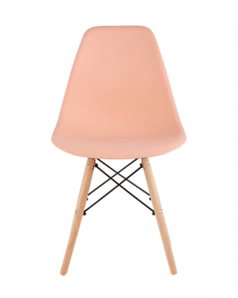 Стул Eames Style DSW персиковый (разборный каркас)_1