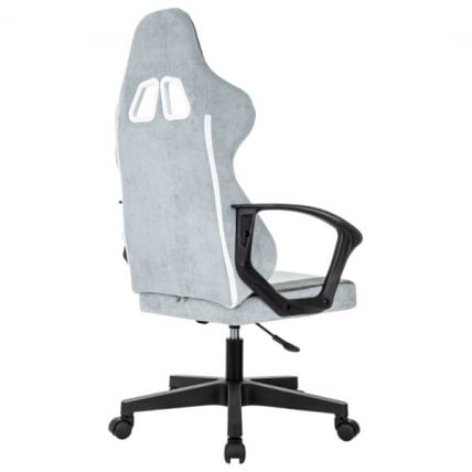 Кресло компьютерное BRABIX Forcer GM-127, 2 подушки, ткань, серое/светло-голубое_3