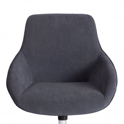 Кресло DUBLIN хром вельвет, графит_5