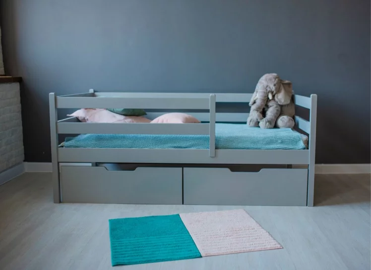 Кровать детская RooRoom VK-11с Серая_8