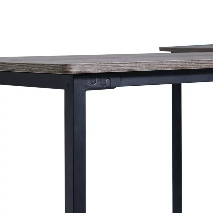 Угловой письменный стол КИВИ Черный дуб БЛАCК ОАК / KIWI BLACK OAK_15