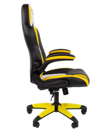 Кресло геймерское CHAIRMAN GAME 15 черный/желтый/белый_2