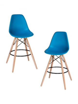 Стул барный ДОБРИН ДСВ БАР (ножки светлый бук, цвет сиденья голубой (БЕ-02)) 2 шт / DOBRIN DSW BAR (BE-02))_0