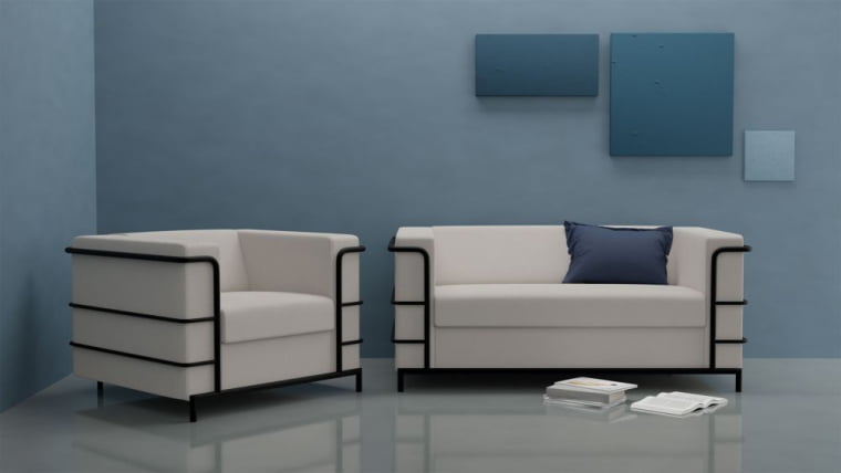 Диван трехместный Аполло 2.0 (3Д) Черный Euroline 9100_4