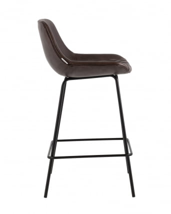 Стул полубарный Деймон (ПБ) экокожа Коричневый_2