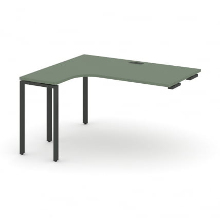 Стол-приставка к опорной тумбе/шкафу (левый) CONCEPT CN.OSAPR-006(L) Кобо Черный_0