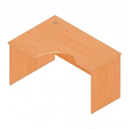 Стол компьютерный угловой Р.СКУ-14 (левый) Дуб Кронберг_0