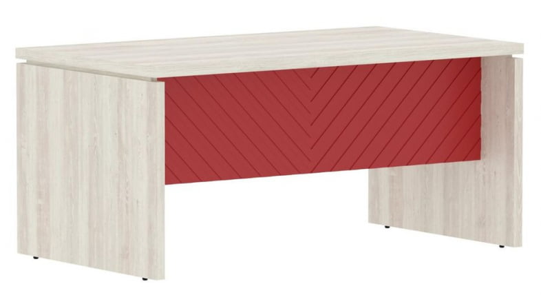 Стол руководителя Торр ЛУКС ТЛСТ 169 Сосна Эдмонд Красный / Torr LUX TLST_0