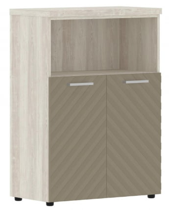 Шкаф с глухими малыми дверьми и топом Torr LUX TLMC 85.3 Сосна Эдмонд Капучино_0