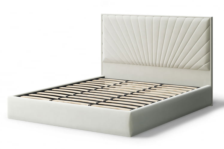 Кровать Леона, 2000*1200 мм, серо-белый_1