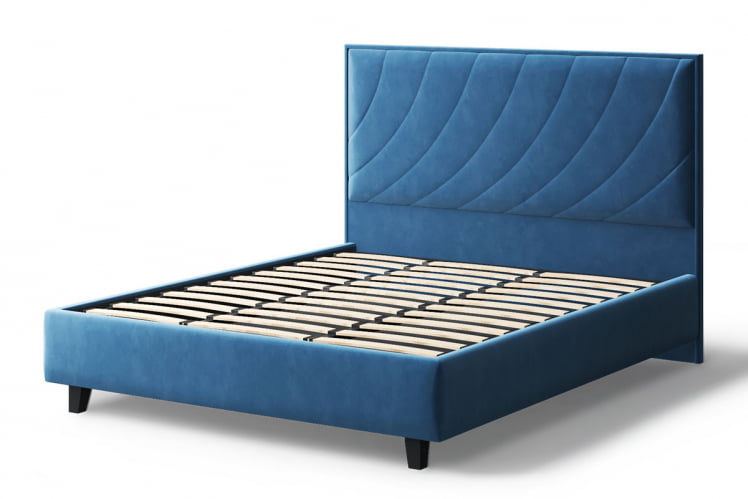 Кровать СОФИЯ 2000*1200мм (на опорах), синий_2