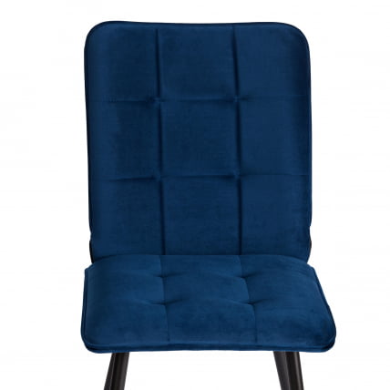 Стул обеденный Бари ЛТ, велюр, Блуе (синий), 41х55х89 см / Bari LT, Blue_5